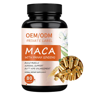 ODM Maca Panax de Capsules Mannelijk Supplement van Ginsengextractum