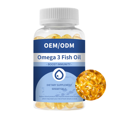 ODM Capsules Softgel van de Vetzuur verbeteren de Omega 3 Vistraan Brain Health