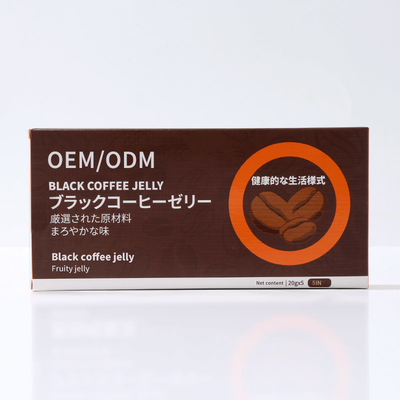 OEM ODM de Zwarte Spanningsverhoger van Koffiejelly supplement for adults mental