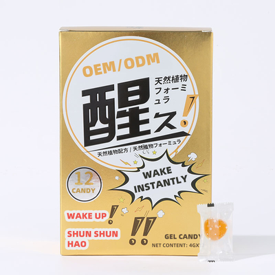OEM van douanelogo mental booster supplements het Suikergoed van het Activeringsgel
