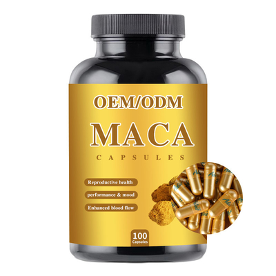 OEM de Mannelijke Capsule van het de Wortelsupplement van Verhogingsmaca 1500 Mg