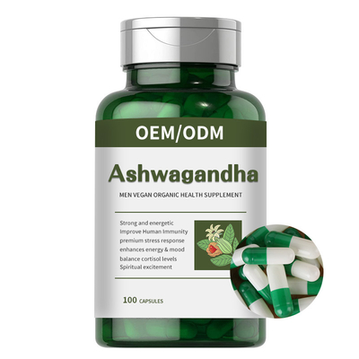 ODM Ashwagandha de Capsules van Supplementgummies voor Mensenverhoging