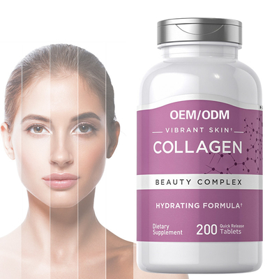 HACCP-Glutathione de Huid die van de de Tablettenvitamine E van de Collageenvitamine c Pillen witten