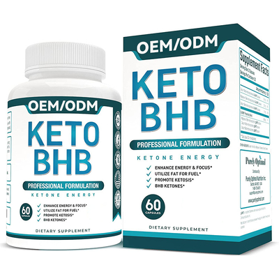 FDA-van het Vermageringsdieetpillen van het Gewichtsverlies KETO BHB de Vette Brander van de Dieetcontrole