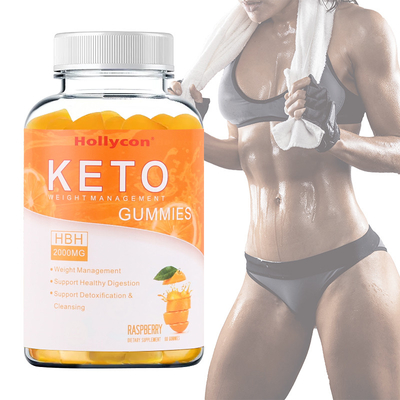 Van de Vitaminegummies van HALAL Keto van de de Spijsverteringssteun Keto van het het Gewichtsbeheer Slanke Kleverig