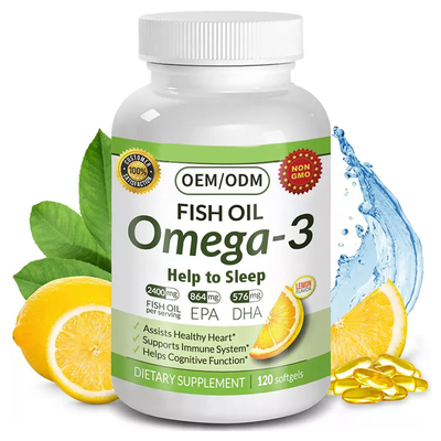 60 Softgels omega-3 Vistraan 1200 Mg-Gezonde Steunen