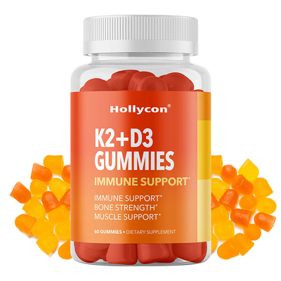 OEM de Gezondheid van het Vitamined3 K2 Gummies Been en de Immune Supplementen van Steungummies