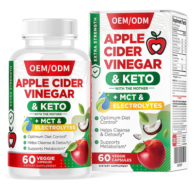 Het extra van de de Ciderazijn van Sterkteapple van het de Capsulesgluten Vrije Supplement