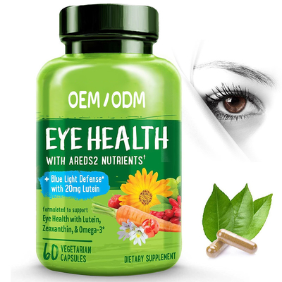 Antioem van Moeheidssupplementen voor Droge het Oogsteun 60 van de Ogen Gezonde Visie Veganistcapsules
