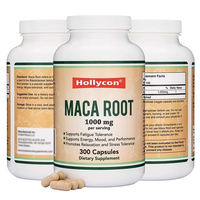 HALAL-Supplementenoem Steunstemming en Atletische de Wortelcapsules van Prestatiesmaca