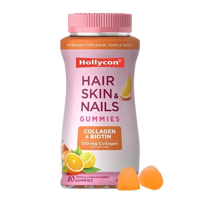 GMP OEM van het Gezondheidszorgsupplement steunt Gezonde Haarhuid en nagelt Vitamine Gummies