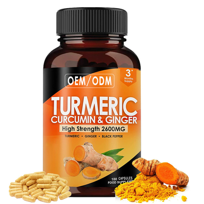 OEM Joint Support met zwarte peper voor immuunondersteuning Kurkuma Curcumine supplementen