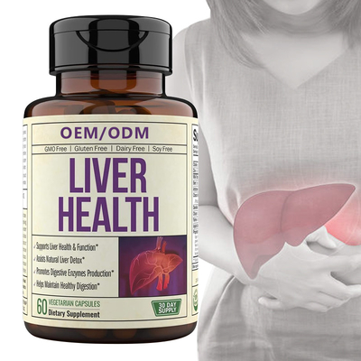 OEM van het de Formulesupplement van de levergezondheid voor Lever Detox reinigt Artisjokuittreksel met de Leversteun van de Melkdistel