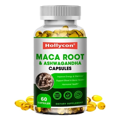 OEM van 60 de Wortelcapsules van PCs Maca Cleanroom Mannelijk Supplement