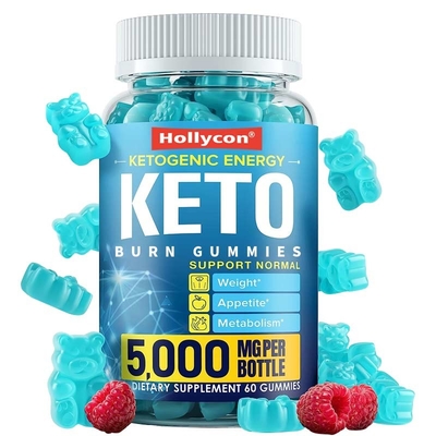 HACCP Keto Burn Gummies 5000 mg Extra Sterkte Keto Snack Gummies Verbeteren het Stofwisseling Keto Vitaminen