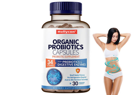 30 capsules Voedingssupplementen OEM Probiotica Organische probiotica capsules