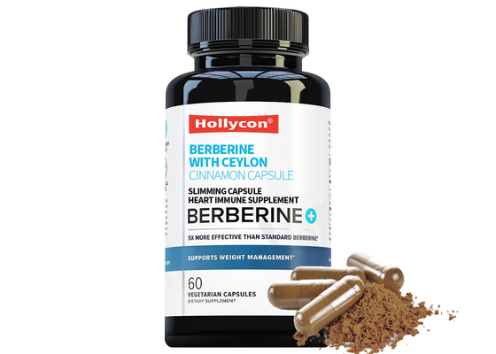 OEM voedingssupplement voor hart-immuunsysteem kruidenslimcapsule berberine met Ceylon kaneel