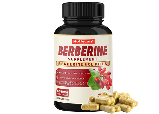 OEM Berberine capsules Immuunsysteemversterker Cardiovasculaire Gastro-intestinale Functie