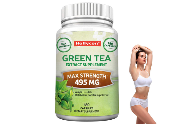 Groene thee extract capsules supplementen OEM voor verhoogde thermogenese gewichtsverlies pillen
