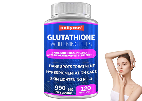 ODM Glutathion bleekende pillen 120pcs gladde huid anti-aging antioxidant supplement