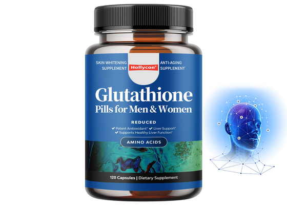 MSDS Glutathion pillen 120 capsules voor mannen en vrouwen huidverwitterend supplement