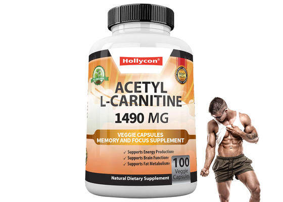 COA L-carnitine capsule voor geheugen en focus Natuurlijke energieproductie Groente capsules