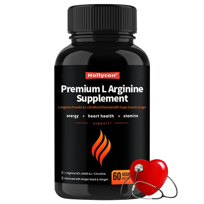 OEM Premium L-Arginine Supplement L-Arginine Poeder & L-Citrulline Verbeterd Met Druivenzaad & Gember