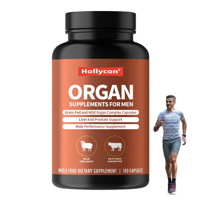 Orgaansupplementen voor mannen Grass-Fed And Wild Orgaankomplex Capsules Prostata Support Man Performance Supplement