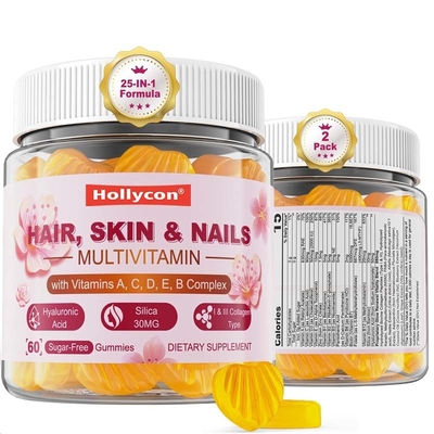 OEM & ODM Support Gummy Natuurlijke ingrediënten voor vrouwen Multivitamine suikervrije gummies
