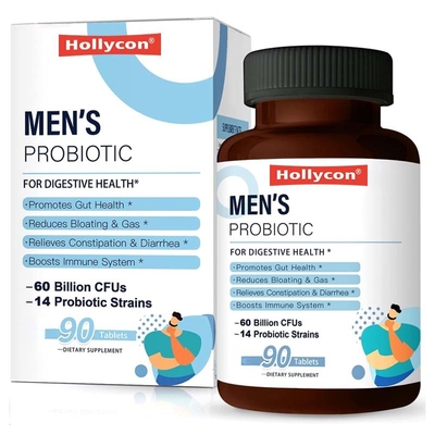 OEM Digestieve en immuungezorg Supplement Darmgezondheid Probiotica voor mannen Tabletten