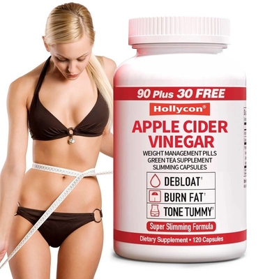 Appelazijnsap Afslankingscapsules Groene thee Supplement Gewichtsverlies Pillen