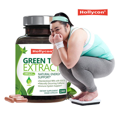 Groene thee-extract capsules Afslankingscapsules Antioxidant L Theanine poeder