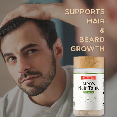 OEM Man Hair Growth Supplement Ondersteuning Haar en Baard Groei
