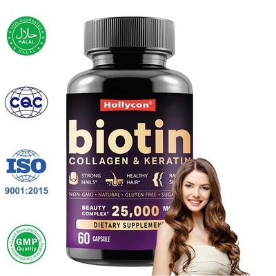 Haargroei Vitaminen Biotinecollageen capsules ondersteunen haargroei