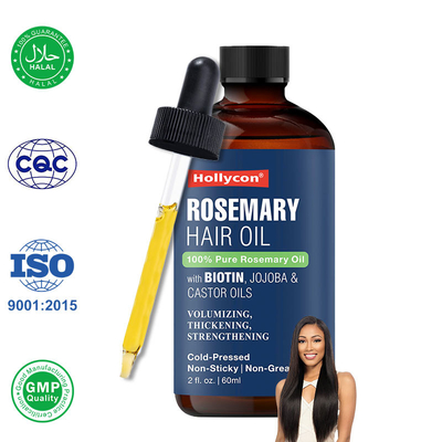 Rosemary Hair Growth Oil voor de hoofdhuid Voeding Anti-kras Versterkt follikels