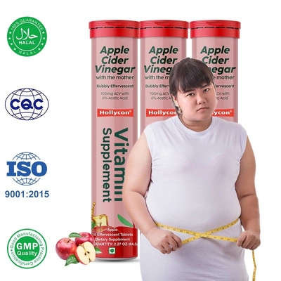 Appelazijn Effervescerende tabletten Afslankpillen helpen bij gewichtsverlies