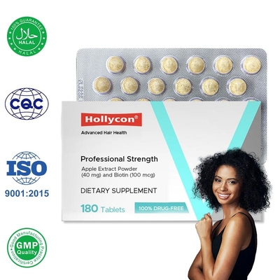 Haargroeissupplement 100mcg Biotine haargroeitabletten voor het voorkomen van haarverlies