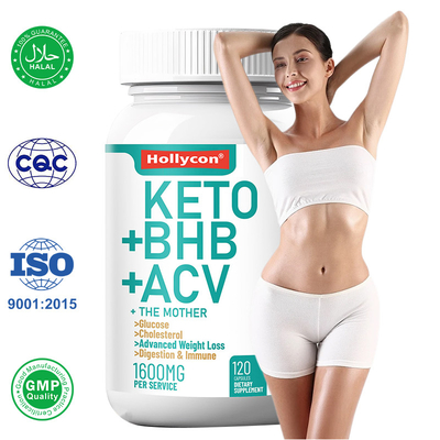 Keto ACV BHB capsules voor het stimuleren van het stofwisselingsproces Gewichtsverlies Natuurlijke afslankpillen