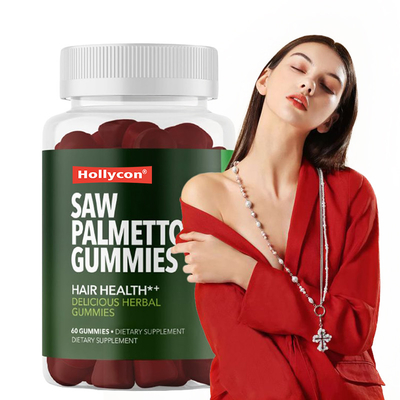 Saw Palmetto Gummies For Scalp Health 75 mg Saw Palmetto Extract Voor Haarondersteuning