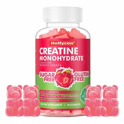 Gepersonaliseerde gearomatiseerde vruchtcreatine gummies supplementen met GMP-certificering