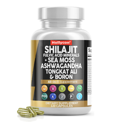 Natuurlijke kruiden Shilajit capsules 30 porties 2 capsules per portie