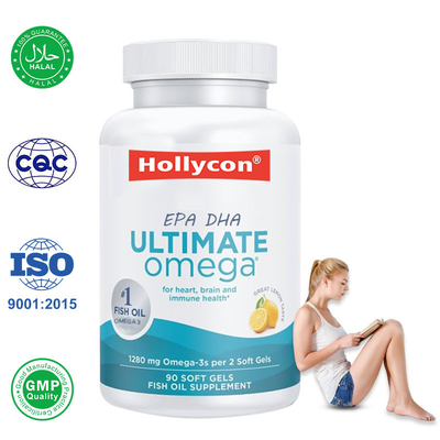 Vervaardiger Omega 3 Visolie Softgels EPA DHA Supplement bevordert de gezondheid van de hersenen en het hart