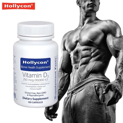 Vitamine D3 capsules Supplement voor botgezondheid Immuunsysteem en calciumopname