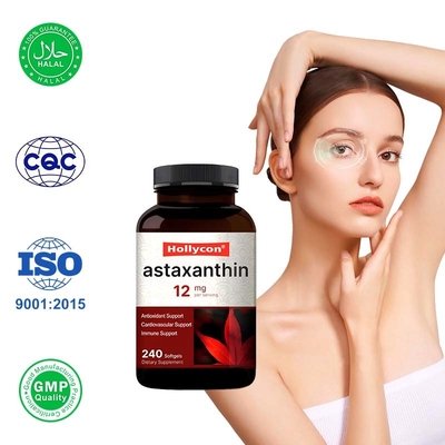 OEM Astaxanthine Supplement voor ooggezondheid Huid hydratatie en gewrichtsondersteuning