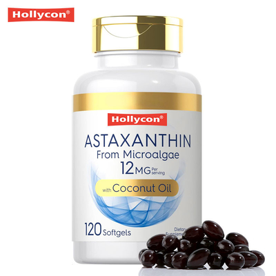 Astaxanthine Softgels met kokosolie voor een betere absorptie