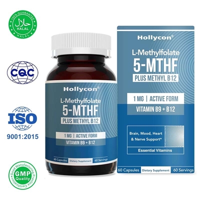 L Methylfolaat capsules voor hersenstemmings- en energieondersteuning