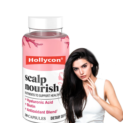 Vervaardiger Haar Scalp Voedingssupplement Gezonde haargroei Vitaminen ondersteunen de gezondheid van de hoofdhuid