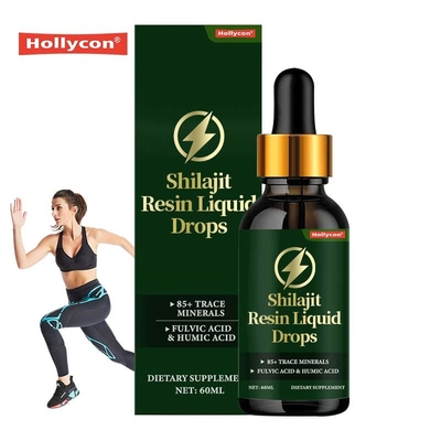 Leverancier Shilajit Hars vloeibare druppels ondersteunen optimale gezondheid en vitaliteit