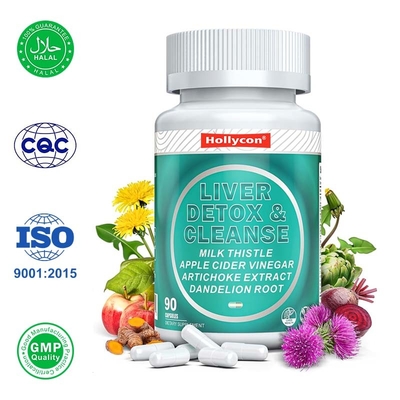 Kruidenleverdetox capsules reguleren levervet voor de gezondheid van de lever