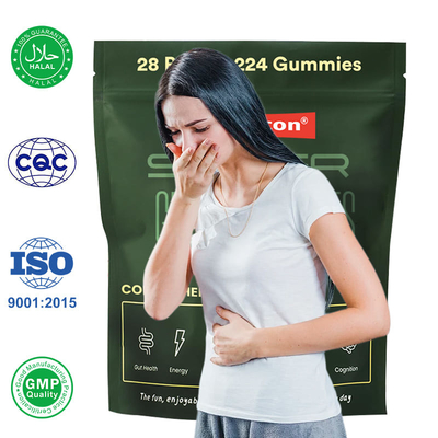 Groene thee Gummies Multi-vitamines Supplement Spirulina poeder Verbeteren darmgezondheid Ondersteuning Immuniteit